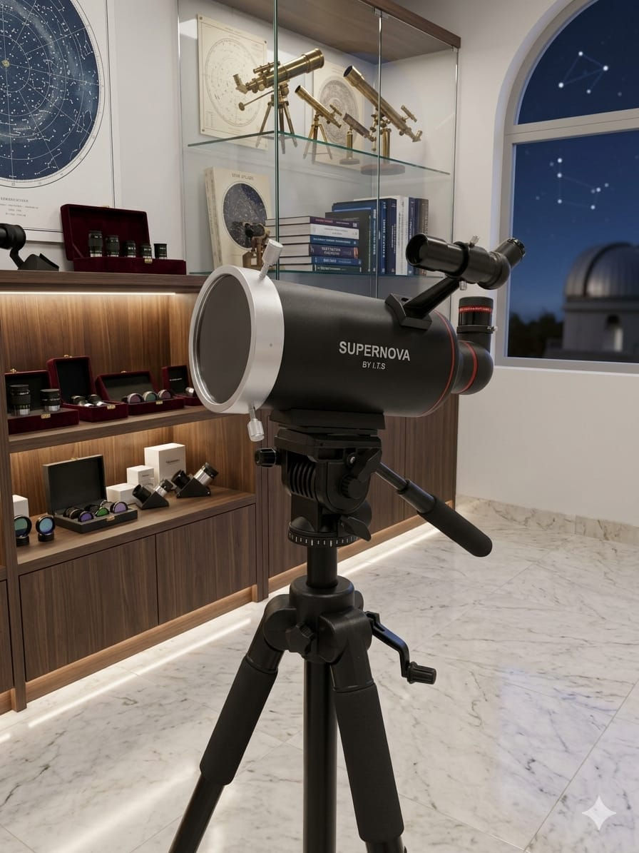 SUPERNOVA 80MM-900 MAKSUTOV SPOTTING SCOPE WITH TRIPOD SOLAR FILTER