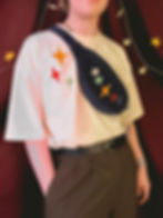 Thumbnail: Star Kiss T-shirt (cream and/or navy)