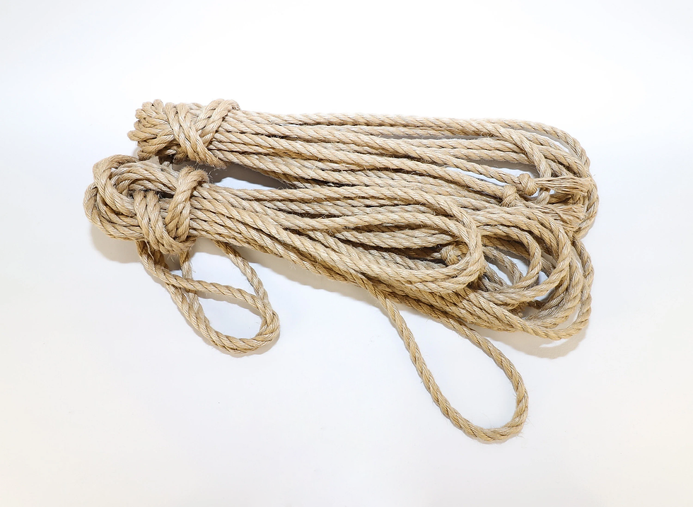 Raw Tossa Jute Rope, 8 meter