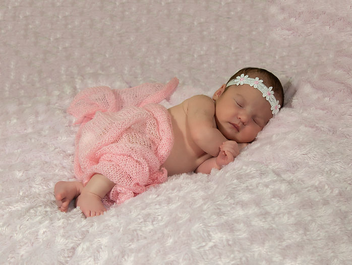 Newborn photography in our studio