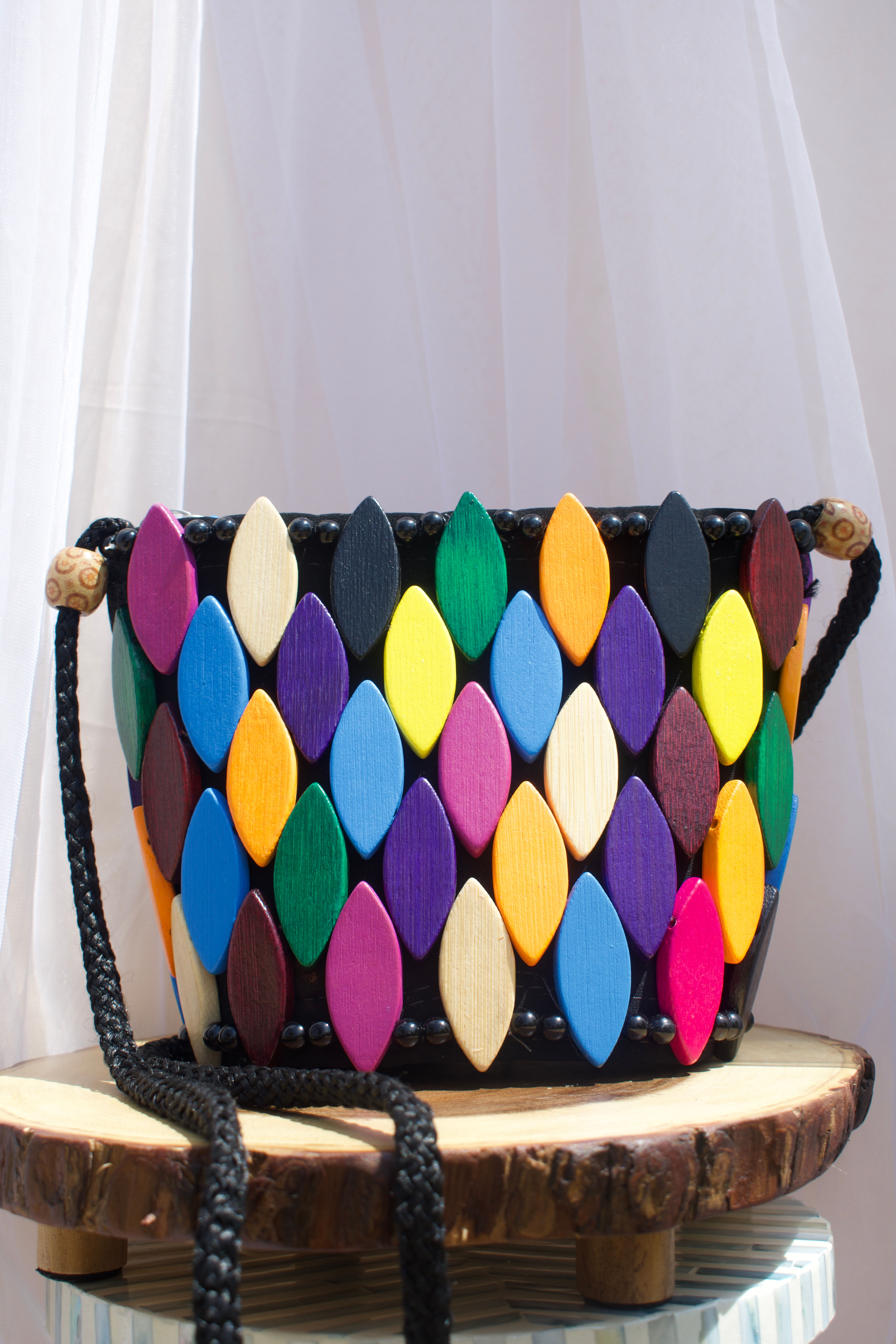Multi-color Handmade African Treasure Bag