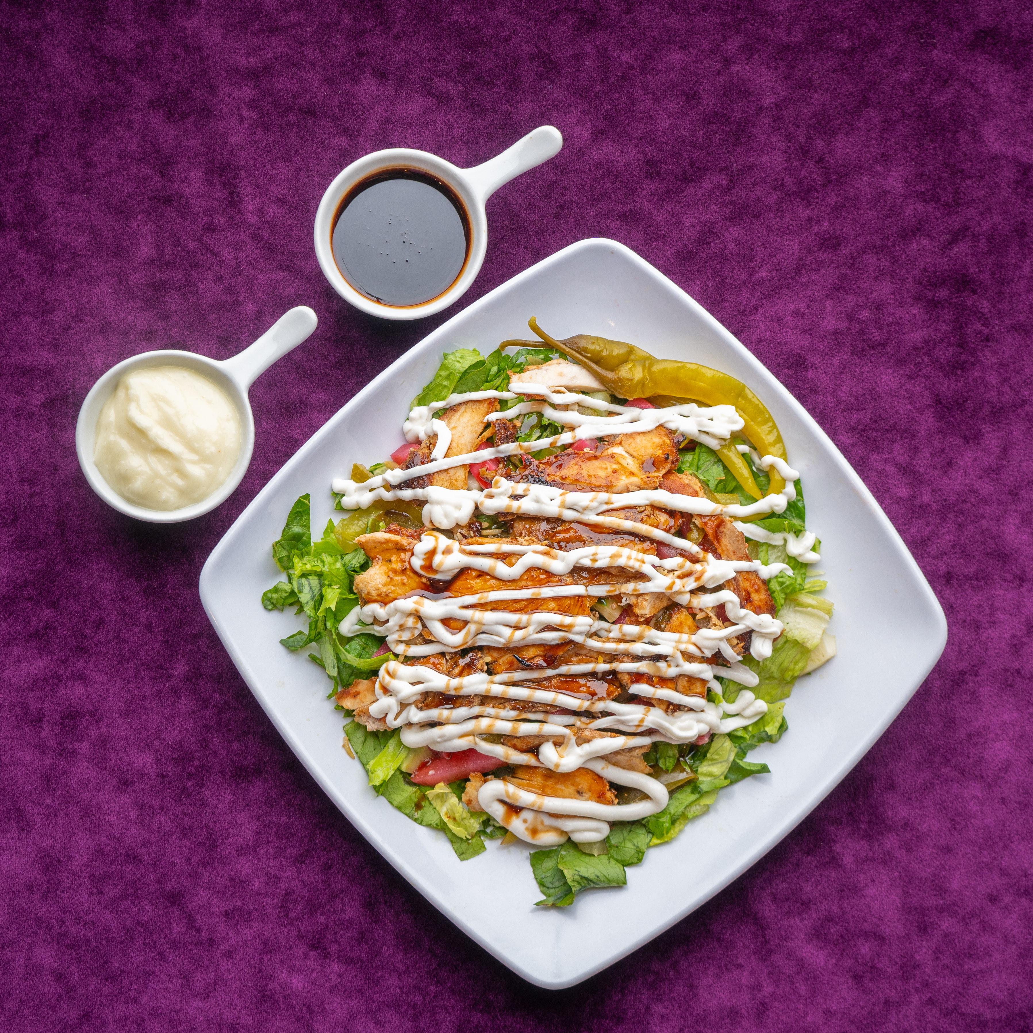 Arranged Food and Objects