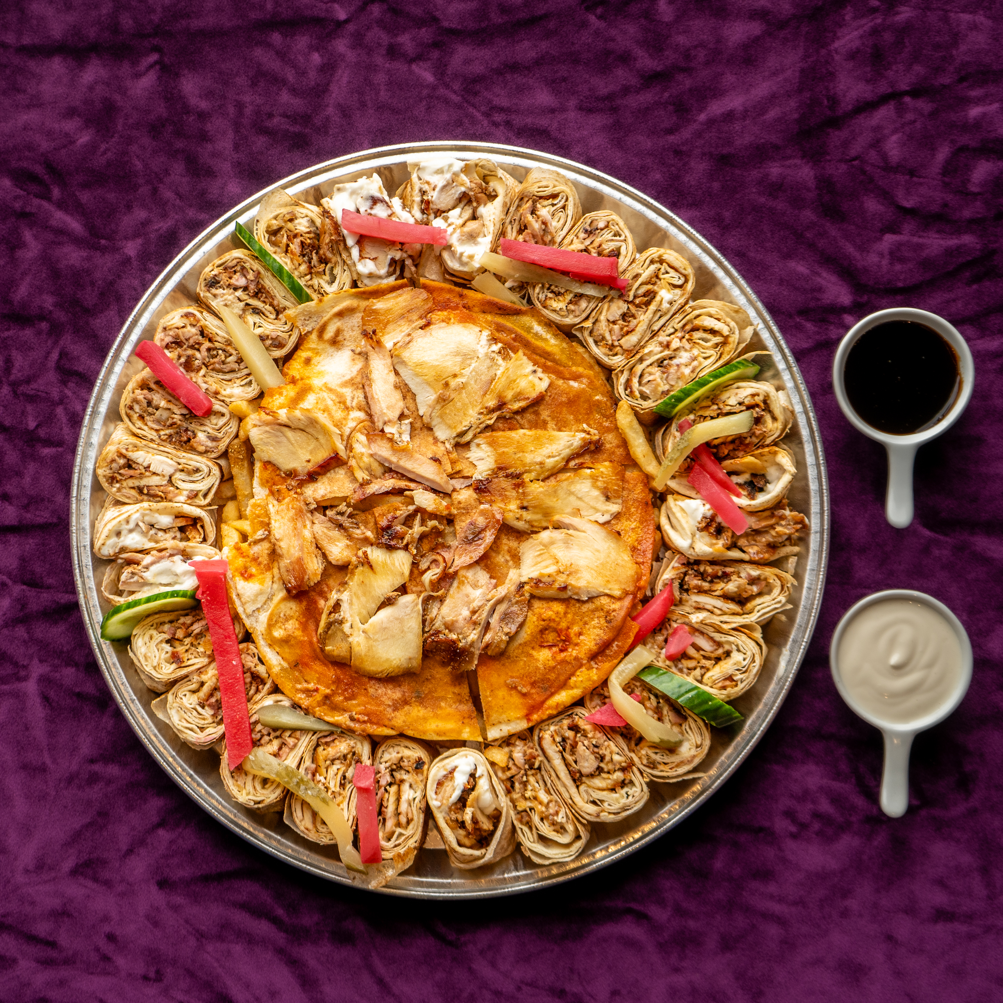 Arranged Food and Objects