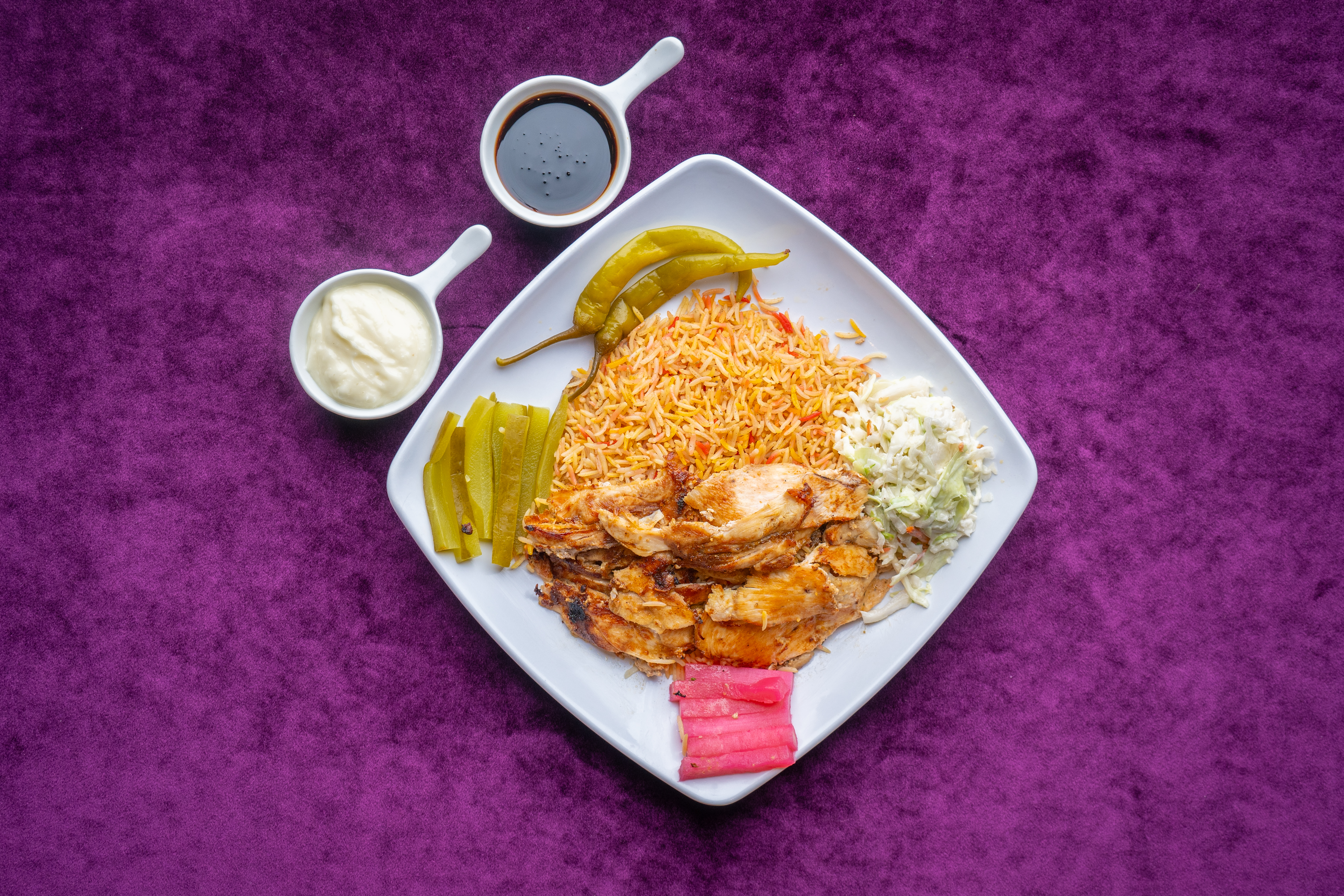 Arranged Food and Objects