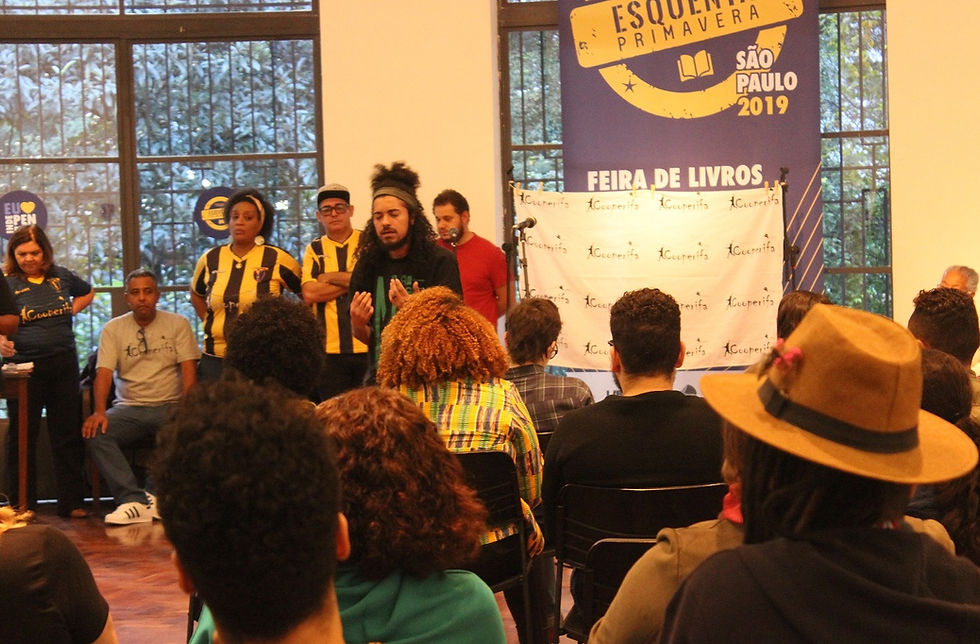 Poetas da Cooperifa no Esquenta da Libre
