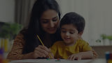 joyful-mother-son-engaged-creative-drawing-together-home-cozy-living-room-afternoon-hours_