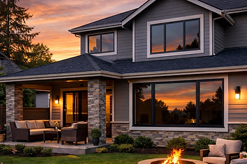 architectural window film on a residential home in hampton roads virginia