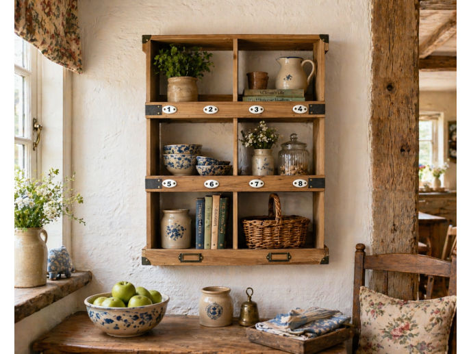 Wall unit with numbers 