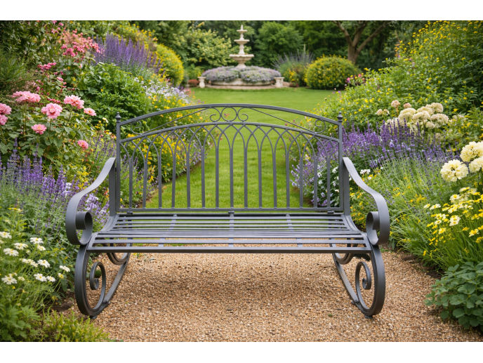 Thumbnail: The Alfred rocking bench green or grey 