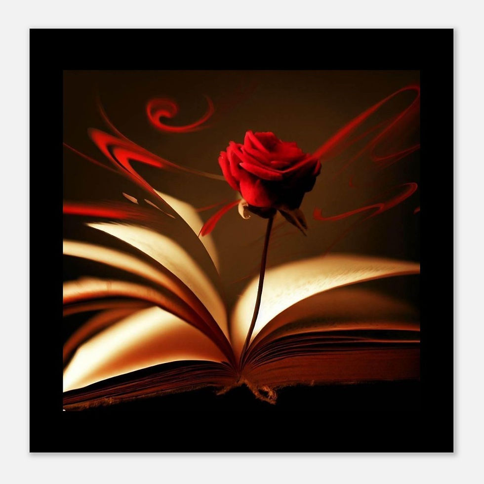 Miniatura: Panel de espuma cuadrado rosa libro