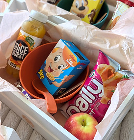 Breakfast hamper for sleepover guests