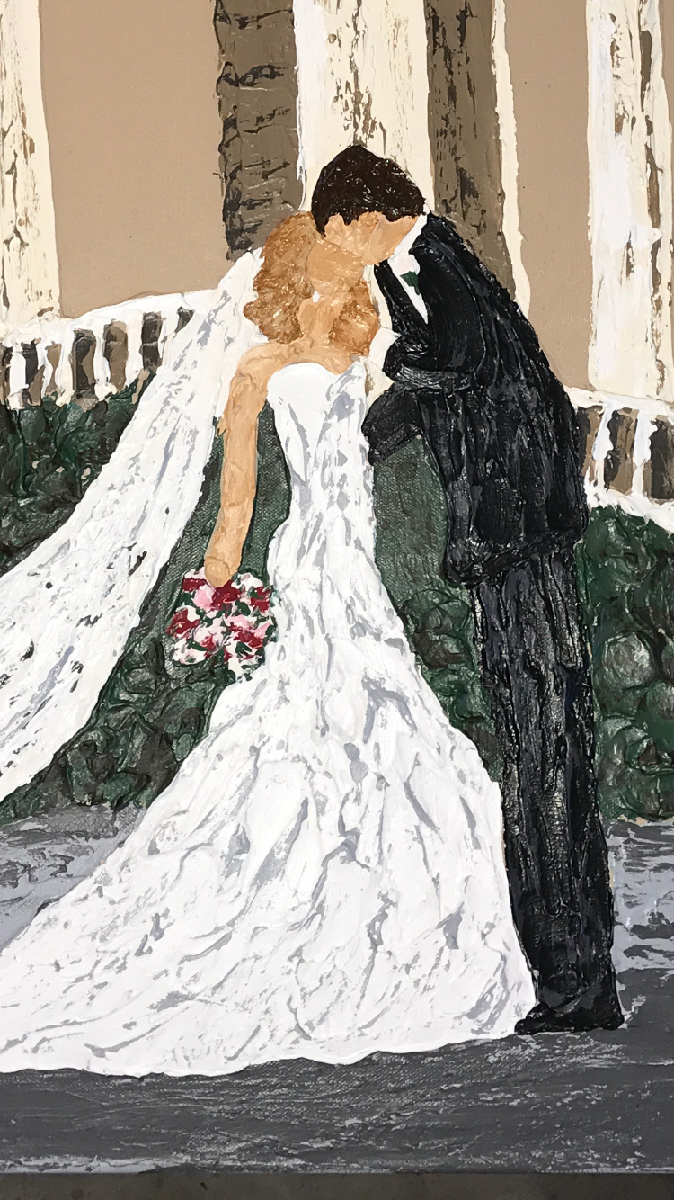 Thumbnail: Commissioned wedding portrait examples