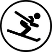 lyžař, lyzování, alpy, hory, skipas, skipass, brusle, lyže, zima