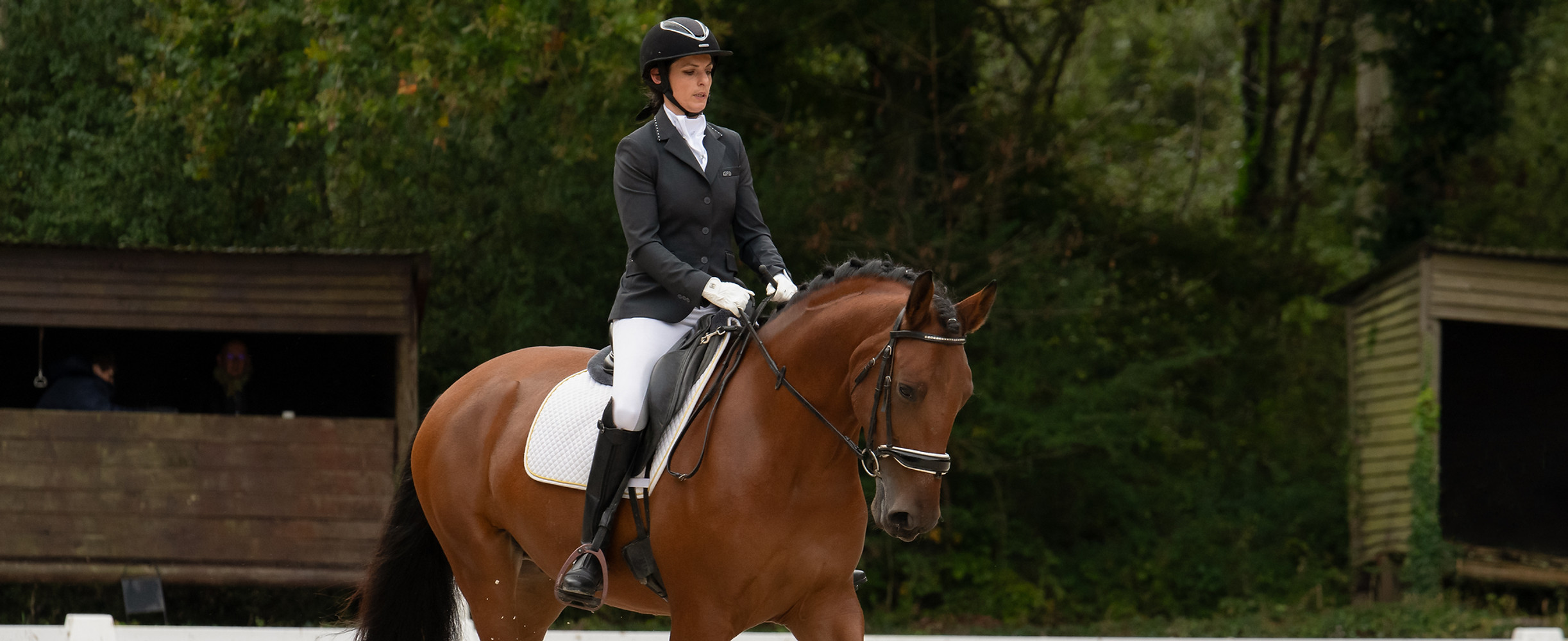 Propriétaire de l'écurie de Montaiguillon avec son cheval