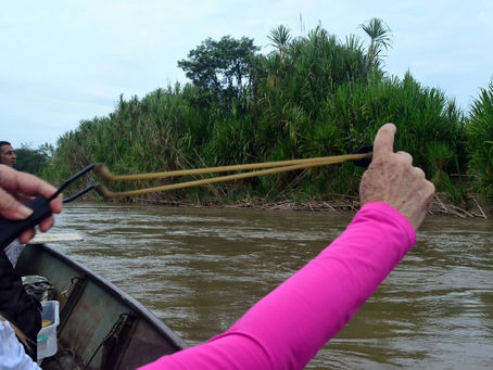 Sembrando el Planeta y Ecoparque de la Salud El Samán navegan por los ríos La Vieja y Cauca.
