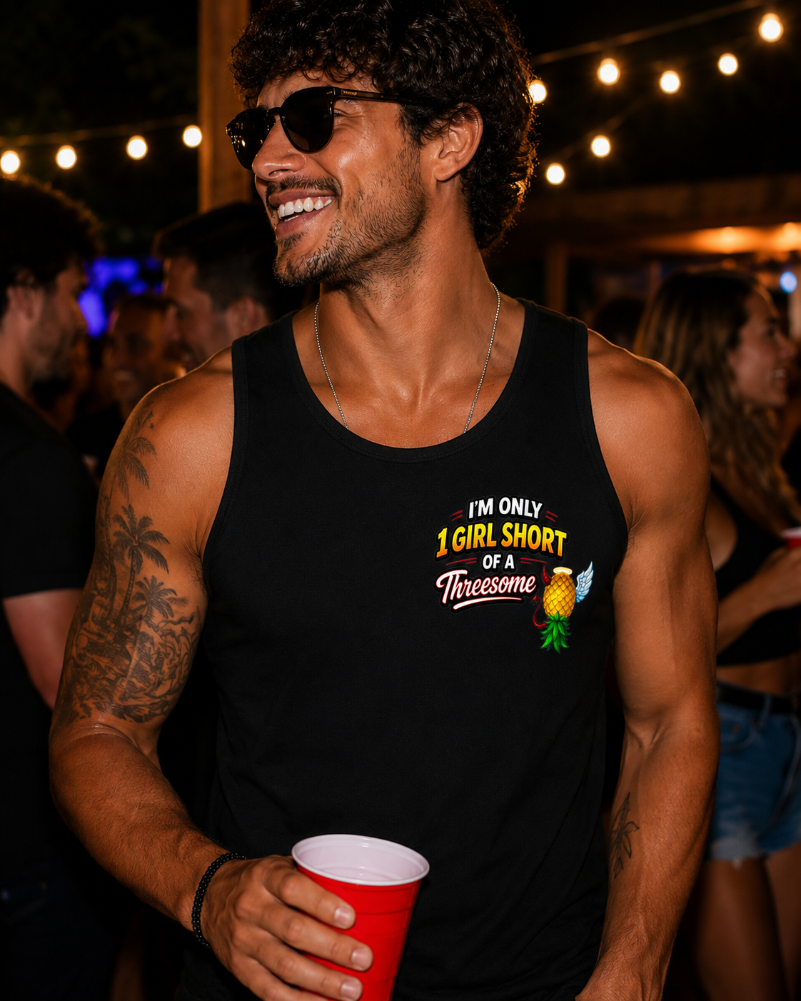Swinger Lifestyle Company Tank "I'm Only 1 Girl Short of a Threesome"