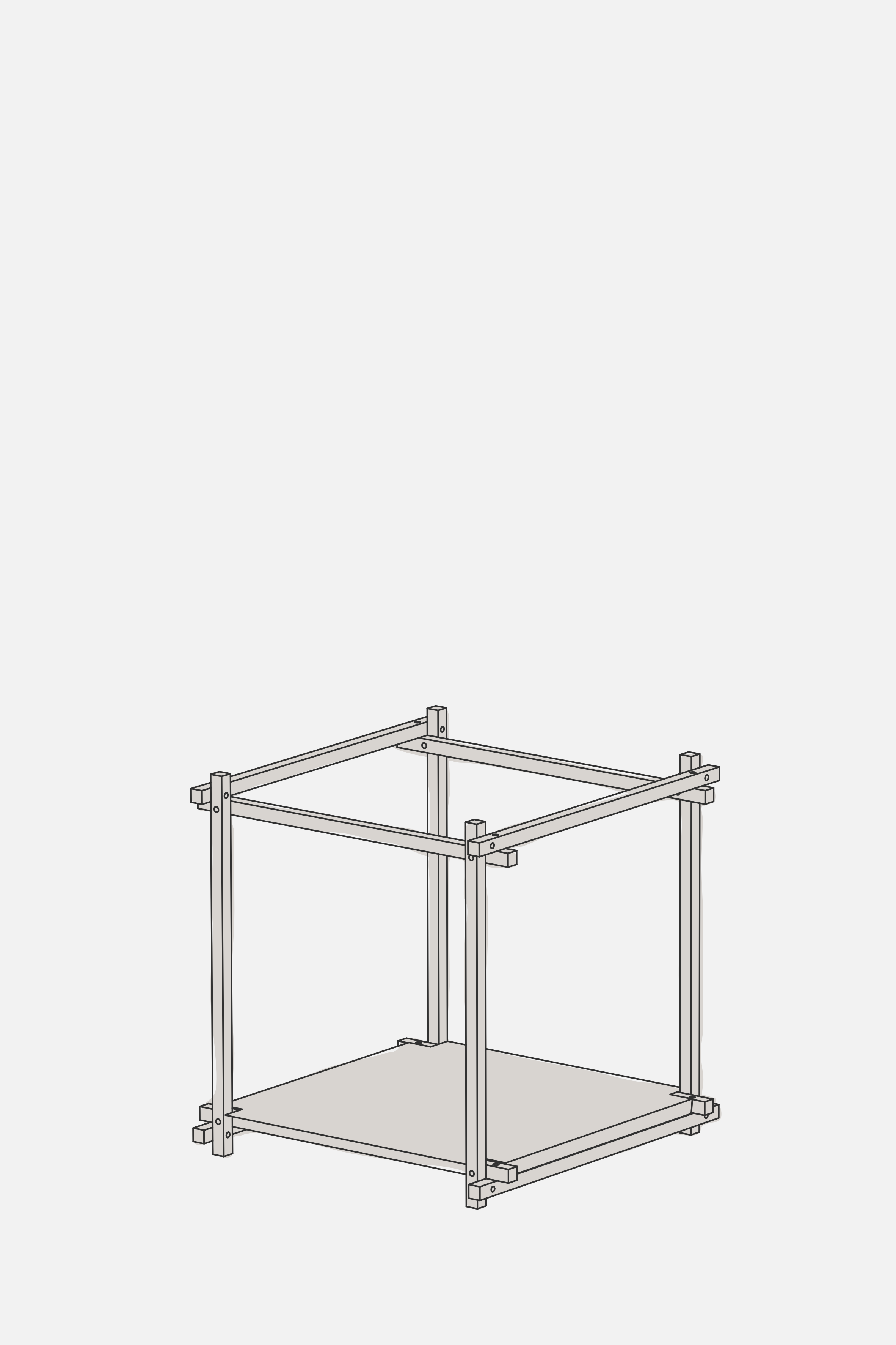 Würfel Einheit für Takt Regal System, Würfelmodul und Einlegeboden in Höhe und Breite beliebig konfigurieren und erweitern