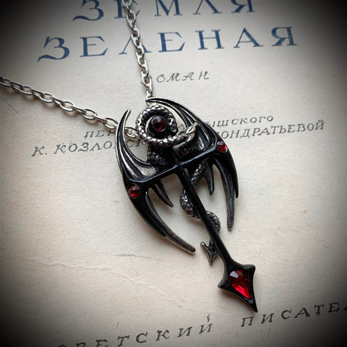 ネックレス ALCHEMY GOTHIC: BLACK SUN KHEPRI pendant ALCHEMY GOTHIC: BLACK SUN KHEPRI pendant