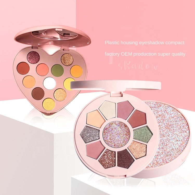 Thumbnail: Charme Beauty Multicolored Pearl Matte Velvet Beauty Tools Eyeshadow Palette