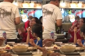 Deaf and Mute Cleaner Berated by Woman in Food Court