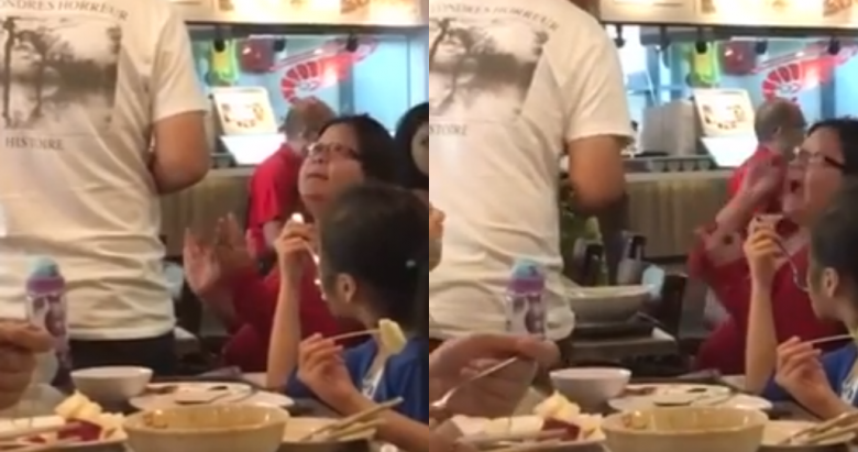 Deaf and Mute Cleaner Berated by Woman in Food Court
