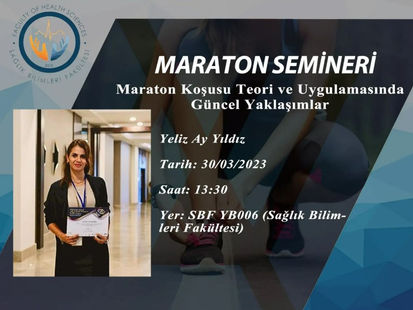 Maraton Semineri 30 Mart'ta DAÜ'de Düzenleniyor