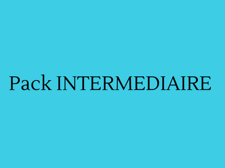 maître d'œuvre pack INTERMEDIAIRE
