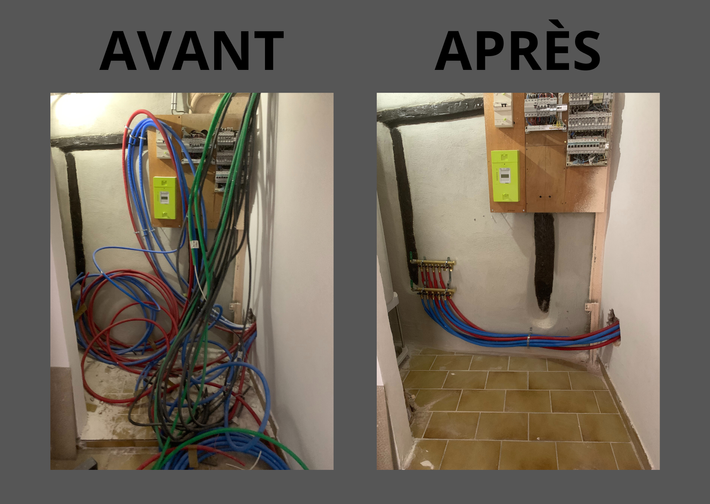 rénovation sanitaire avant/après