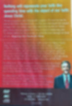 Reigniting Your Passion for Christ, Back view