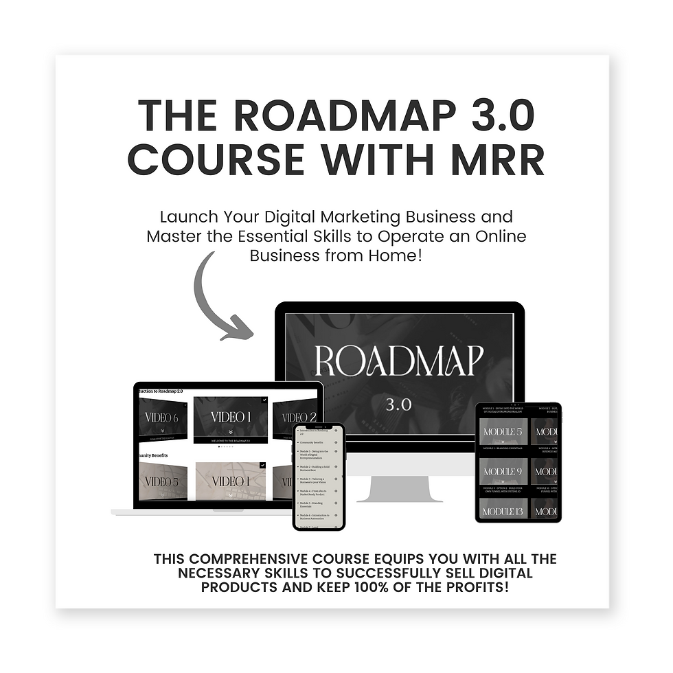 The roadmap 3.0 course with MRR