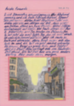 liebe freunde, dear friends, letters, egypt, mixed media, mia diener