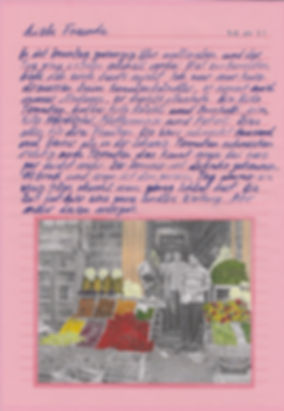 liebe freunde, dear friends, letters, egypt, mixed media, mia diener
