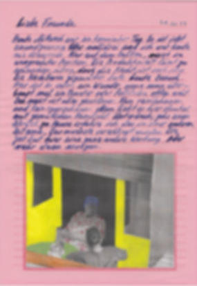 liebe freunde, dear friends, letters, egypt, mixed media, mia diener
