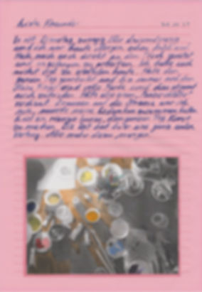 liebe freunde, dear friends, letters, egypt, mixed media, mia diener