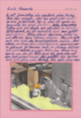 liebe freunde, dear friends, letters, egypt, mixed media, mia diener
