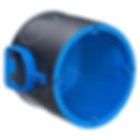 Flush-mounting sound insulation one-gang junction box