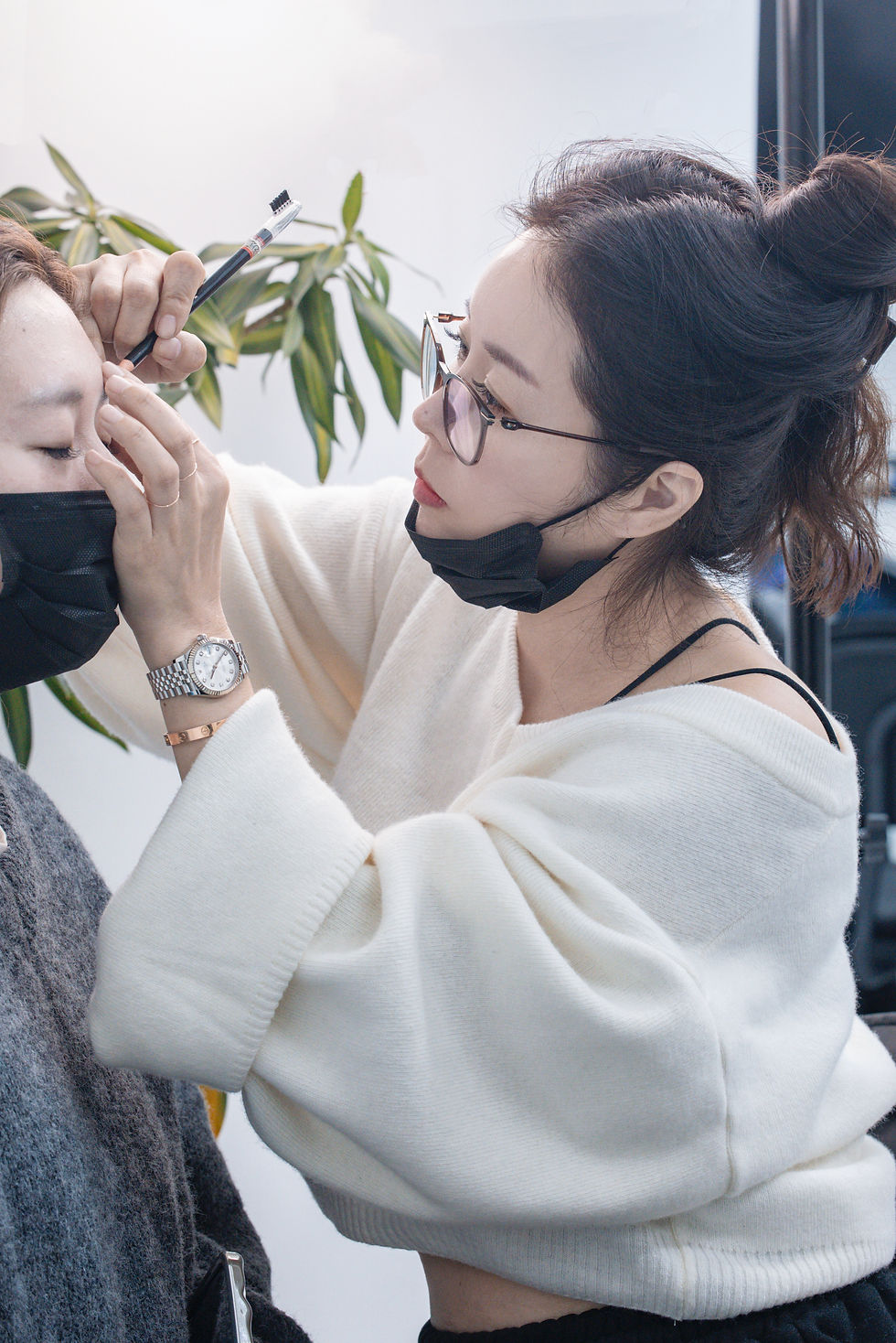 부산눈썹문신 애드뷰티 대표원장님-수업내용을 체크하기 위해 먼저 배우러 가요