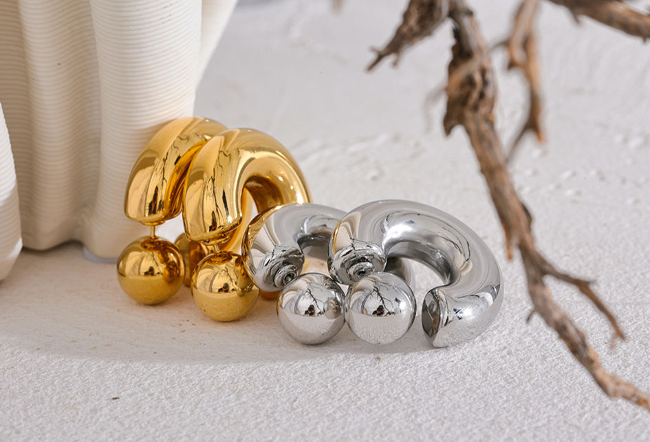 Thumbnail: ### SOLARA SCULPT HOOPS **Bold by Design. Unforgettable by Nature.**