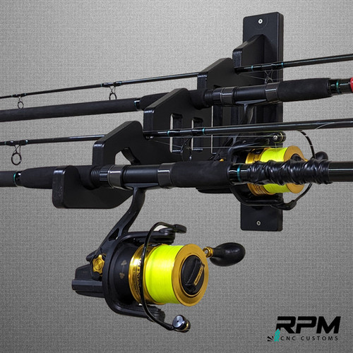 Wall Mount Surf Rod Rack | RPM CNC Customs