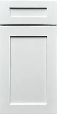 Modern Shaker style custom kitchen cabinets available in 250 colors.