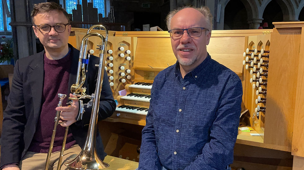 Dylan Brewer -trombone                Stephen Tanner -organ            