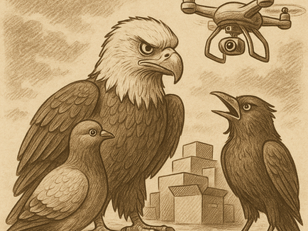 Nation’s Birds Sue Drones for Airspace Violation and Cultural Appropriation