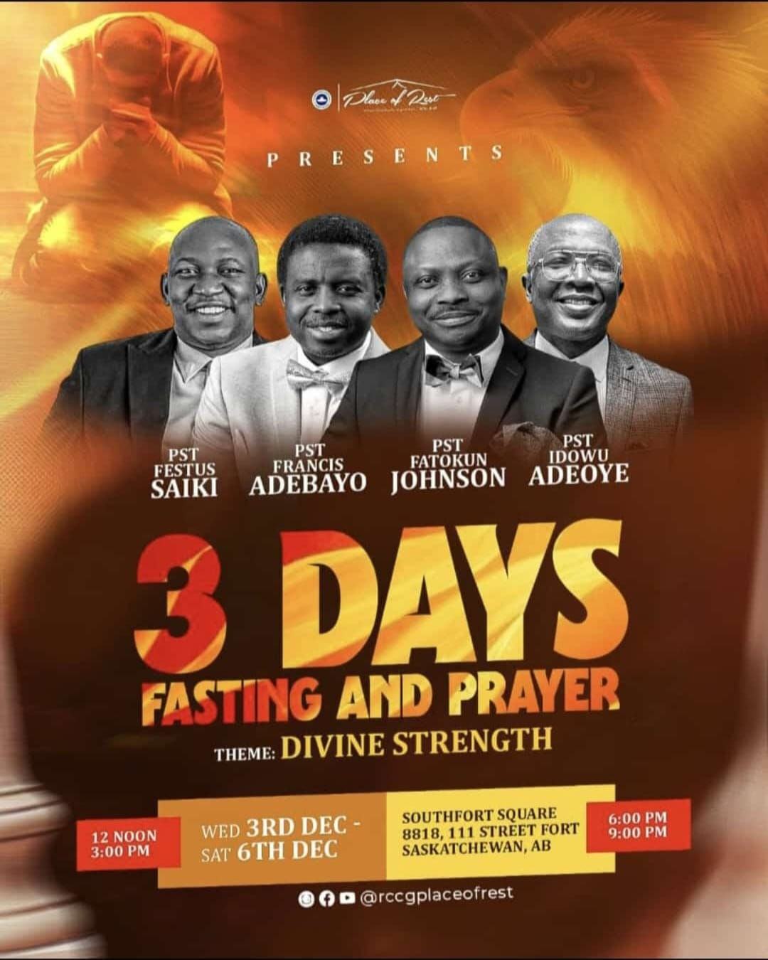 Part of our 3-day fasting and prayer event for the new year.