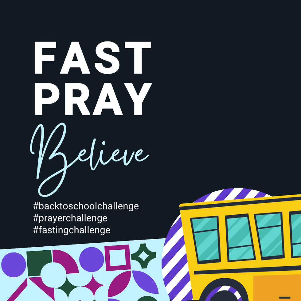 Fast Pray believe