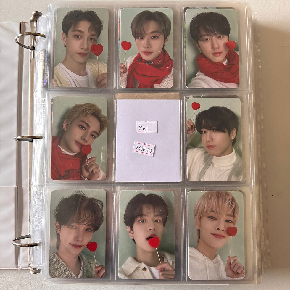 Sets de photocards Stray Kids