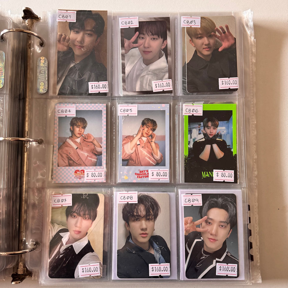 Changbin Photocards - Stray Kids