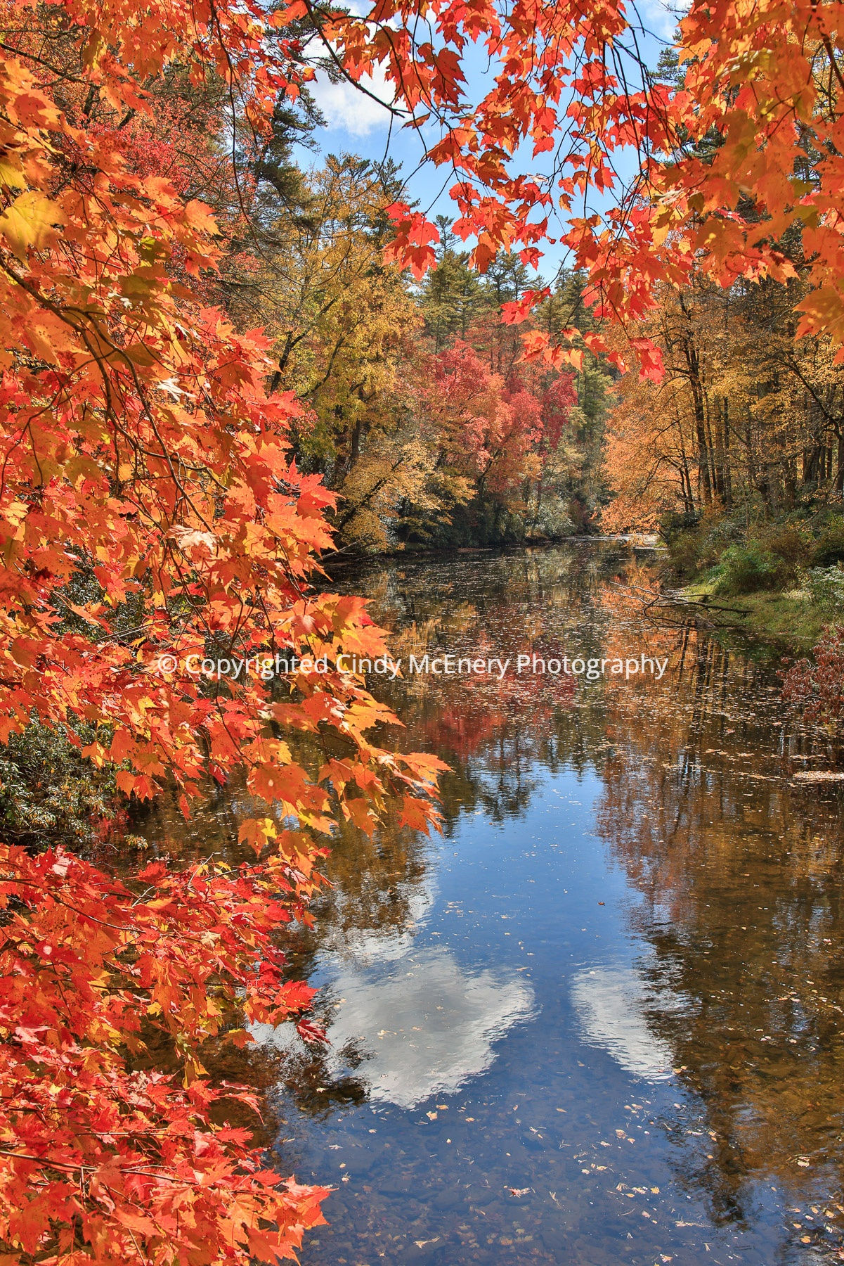 Fall at Linville Falls