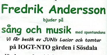 Julbord med sång av Fredril Andersson Dec 14