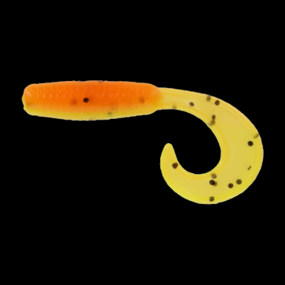 Brush Vortex Ragin Cajun soft plastic curly tail lure