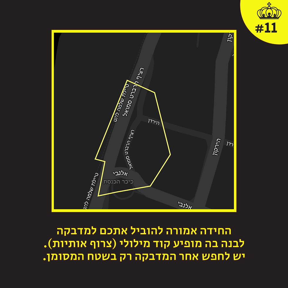 מפה של החידה שקרובה לים